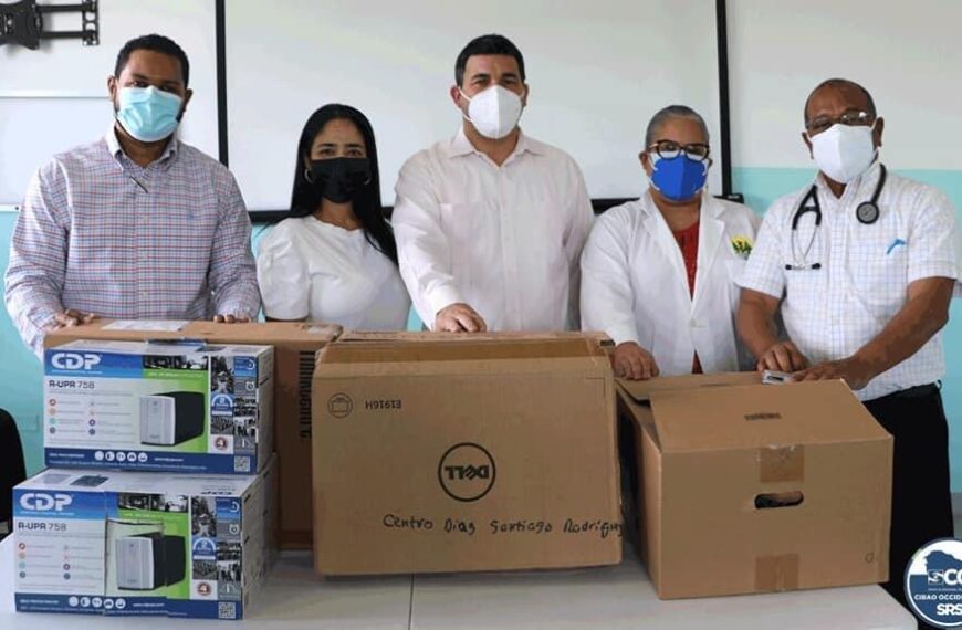 SRSCO ENTREGA EQUIPOS TECNOLOGICOS A HOSPITALES.