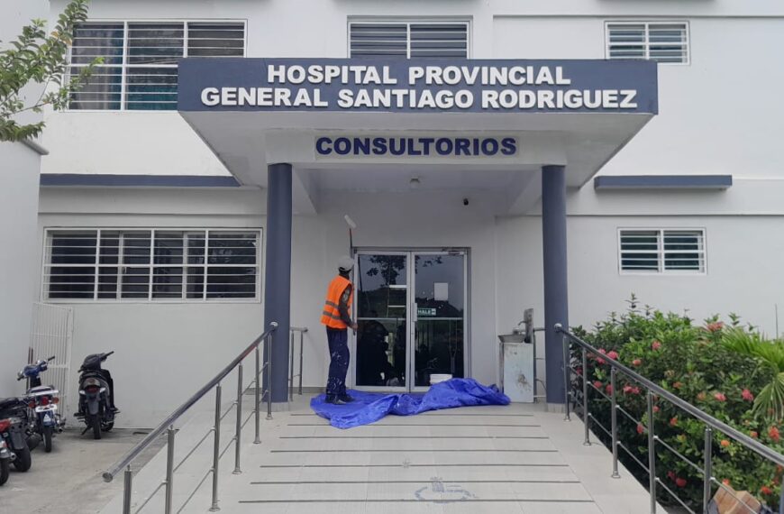 Hospital Provincial General Santiago Rodríguez inicia proceso de remozamiento para mejorar sus instalaciones