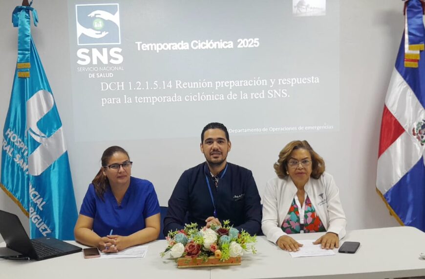 Comité de Emergencias y Desastres del Hospital Provincial General Santiago Rodríguez se prepara para la temporada ciclónica 2025