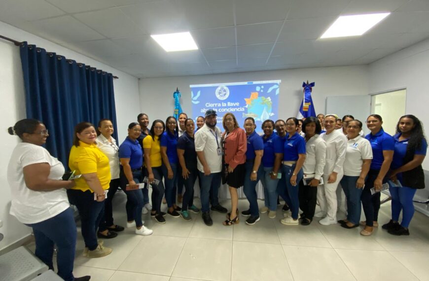 INAPA IMPARTE CHARLA “CIERRA LA LLAVE, ABRE LA CONCIENCIA” A COLABORADORES DEL HOSPITAL PROVINCIAL GENERAL SANTIAGO RODRÍGUEZSabaneta