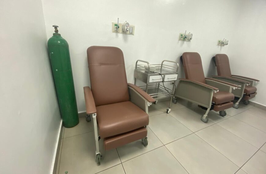 Hospital Provincial General Santiago Rodríguez mejora la comodidad de los pacientes en el área de oxígeno