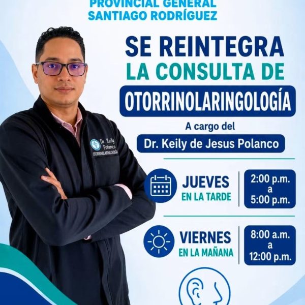 Hospital Provincial General Santiago Rodr&iacute;guez reintegra consulta de Otorrinolaringolog&iacute;a